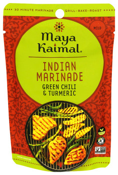 Maya Kaimal: Marinade Green Chili Turmeric, 4 Oz