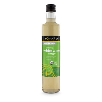 Solspring: Vinegar White Wine, 16.9 Fo