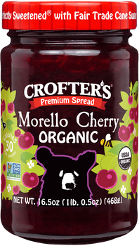 Crofters: Premium Spread Morello Cherry, 16.5 Oz