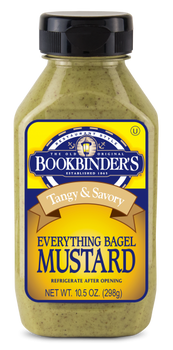 Bookbinders: Mustard Everything Bagel, 10.5 Oz