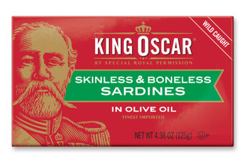 King Oscar: Sardines Sknls Bnls Ooil, 4.38 Oz