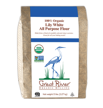 Great River Organic Milling: Organic All Purpose Lily White Flour, 5 Lb