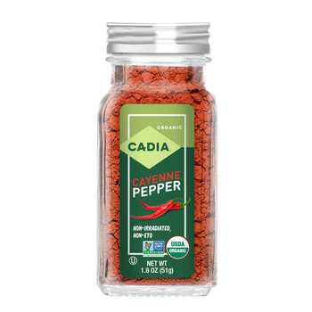 Cadia: Pepper Cayenne Org, 1.8 Oz