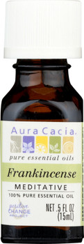 Aura Cacia: 100% Pure Essential Oil Frankincense, 0.5 Oz