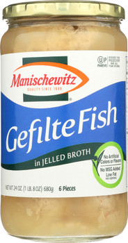 Manischewitz: Gefilte Fish In Jelled Broth, 24 Oz