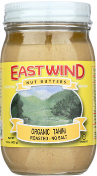 East Wind: Nut Butter Organic Tahini, 16 Oz