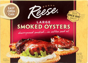 Reese: Colossal Smoked Oysters, 3.7 Oz