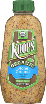 Koops: Organic Stone Ground Mustard, 12 Oz
