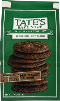 Tate's Bake Shop Double Chocolate Chip Cookies, 7 Oz