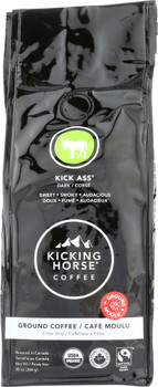 Kicking Horse: Organic Kick Ass Dark Roast Ground Coffee, 10 Oz