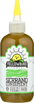 Yellowbird Sauce: Chili Serrano Sauce, 9.8 Oz