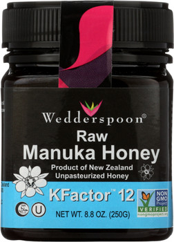 Wedderspoon: Honey Raw Manuka K Factor 12, 8.8 Oz