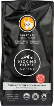 Kicking Horse: Smart Ass Medium Roast Ground Coffee, 10 Oz