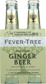 Fever-tree: Premium Ginger Beer 4x6.8 Oz Bottles, 27.2 Oz
