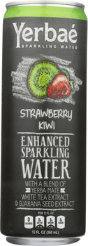 Yerbae: Enhanced Sparkling Water Strawberry Kiwi, 12 Fl Oz