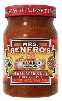Mrs Renfros: Salsa Texas Red Craft Beer, 16 Oz