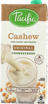 Pacific Foods: Non Dairy Cashew Unsweetened Original Beverage, 32 Oz