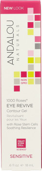 Andalou Naturals: 1000 Roses Eye Revive Contour Gel Sensitive, 0.6 Oz