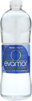 Evamor: Naturally Alkaline Artesian Water, 64 Oz