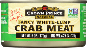 Crown Prince: Fancy White Crab Meat, 6 Oz