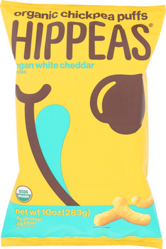 Hippeas: Vegan White Cheddar Puffs, 10 Oz