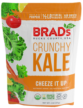 Brads Plant Based: Crunchy Kale Cheeze It Up, 2 Oz