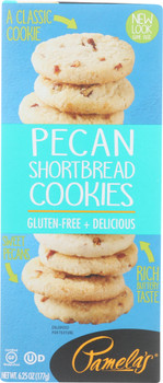 Pamelas: Pecan Shortbread Cookies, 6.25 Oz