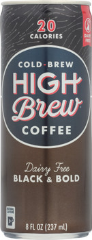 High Brew: Coffee Dairy Free Black & Bold, 8 Oz