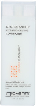 Giovanni Cosmetics: 50:50 Balanced Hydrating Calming Conditioner Normal To Dry Hair, 8.5 Oz