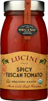 Lucini: Italia Tomato Sauce Spicy Tuscan, 25.5 Oz