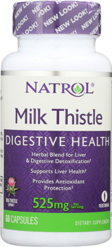 Natrol: Milk Thistle Advantage 525 Mg, 60 Veggie Caps