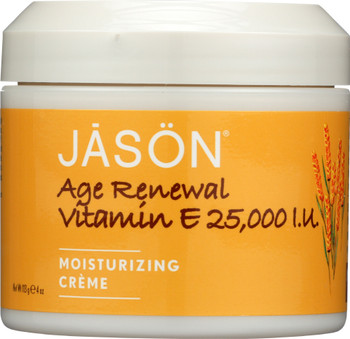 Jason: Age Renewal Vitamin E Moisturizing Creme 25,000 Iu, 4 Oz