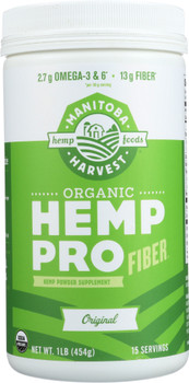 Manitoba Harvest: Organic Hemp Pro Fiber, 16 Oz