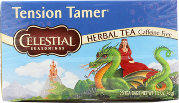 Celestial Seasonings: Tension Tamer Herbal Tea Caffeine Free, 20 Bg