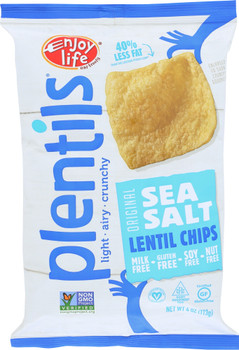 Enjoy Life: Plentils Lentil Chips Light Sea Salt, 4 Oz