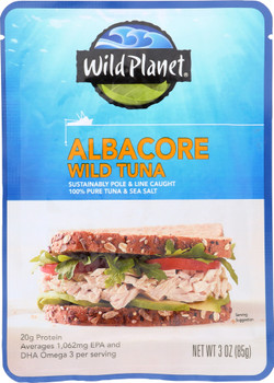 Wild Planet: Wild Albacore Tuna Pouch, 3 Oz