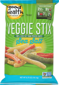 Good Health: Veggie Stix Sea Salt, 6.75 Oz