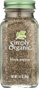 Simply Organic: Black Pepper, 2.31 Oz