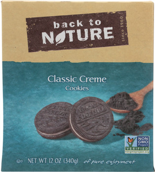 Back To Nature: Classic Sandwich Creme Cookie, 12 Oz