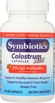 Symbiotics: Colostrum Plus, 120 Capsules