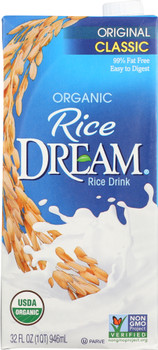 Rice Dream: Organic Rice Drink Classic Original, 32 Oz