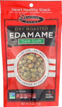 Seapoint Farms: Edamame Dry Roasted Sea Salt, 4 Oz