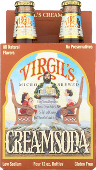 Virgils: Cream Soda Micro Brewed, 4 Pack, 48 Oz