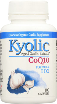 Kyolic: Aged Garlic Extract Coq10 Formula 110, 100 Capsules