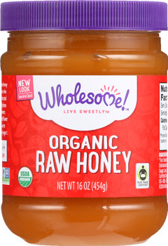 Wholesome Sweeteners: Organic Fair Trade Raw Honey, 16 Oz