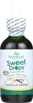 Sweetleaf: Liquid Stevia Sweet Drops Sweetener Vanilla Creme, 2 Oz