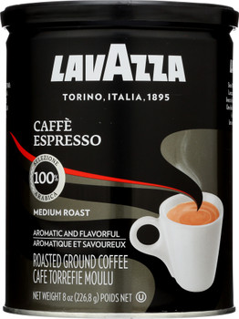 Lavazza: Coffee Ground Espresso Can, 8 Oz