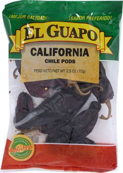 El Guapo: Spice California Chili Pods, 2.5 Oz
