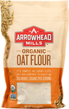 Arrowhead Mills: Organic Oat Flour, 16 Oz