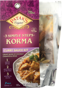 Pataks: Korma 3 Step, 11 Oz